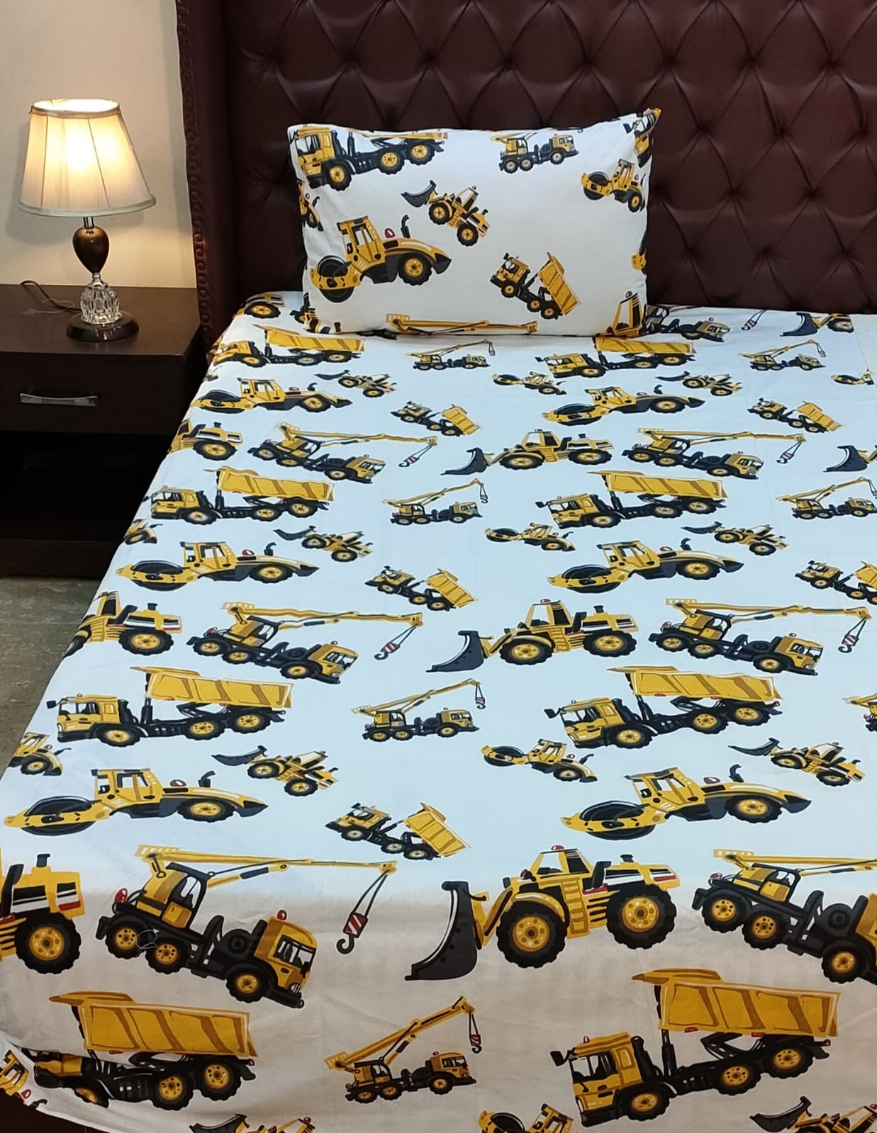 construction-truck-kids-bed-sheet