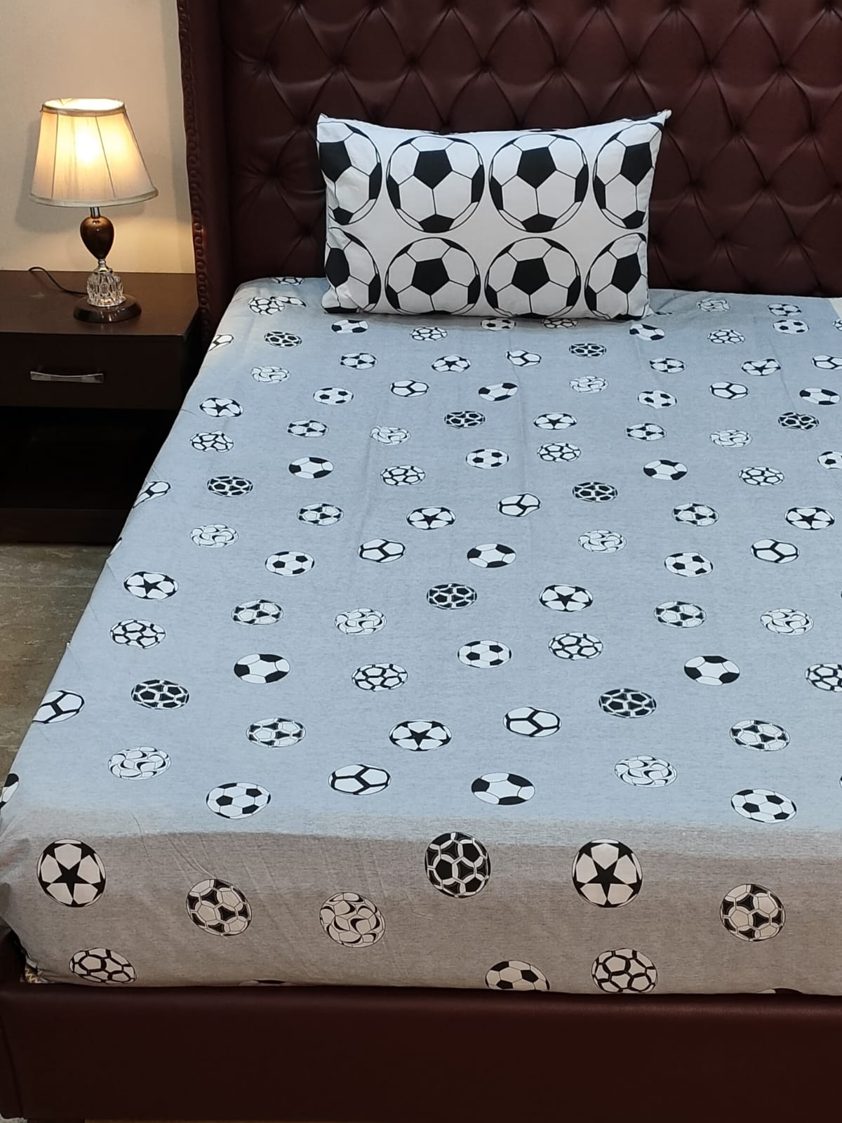 white-foot-ball-kids-bed-sheet