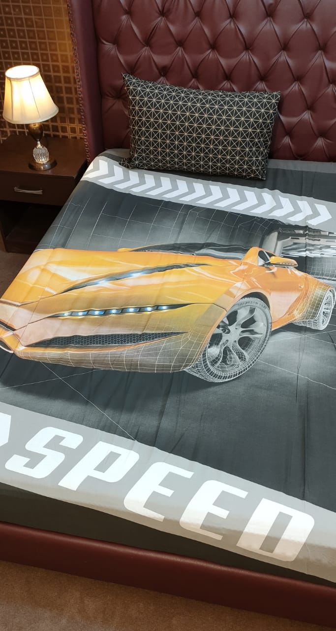 car-speed-kids-bed-sheet