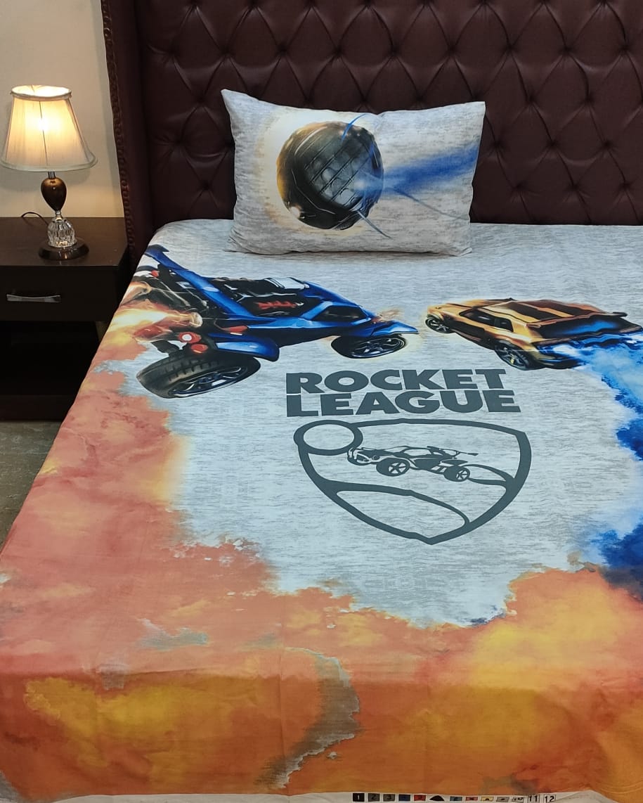 rocket-and-league-kids-bed-sheet