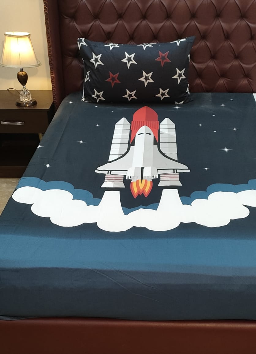 rocket-kids-bed-sheet