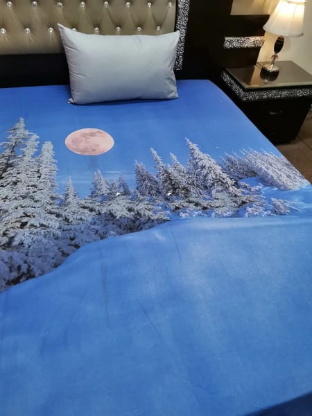 snow-tree-kids-bed-sheet