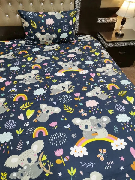 bear-cotton-bed-sheet